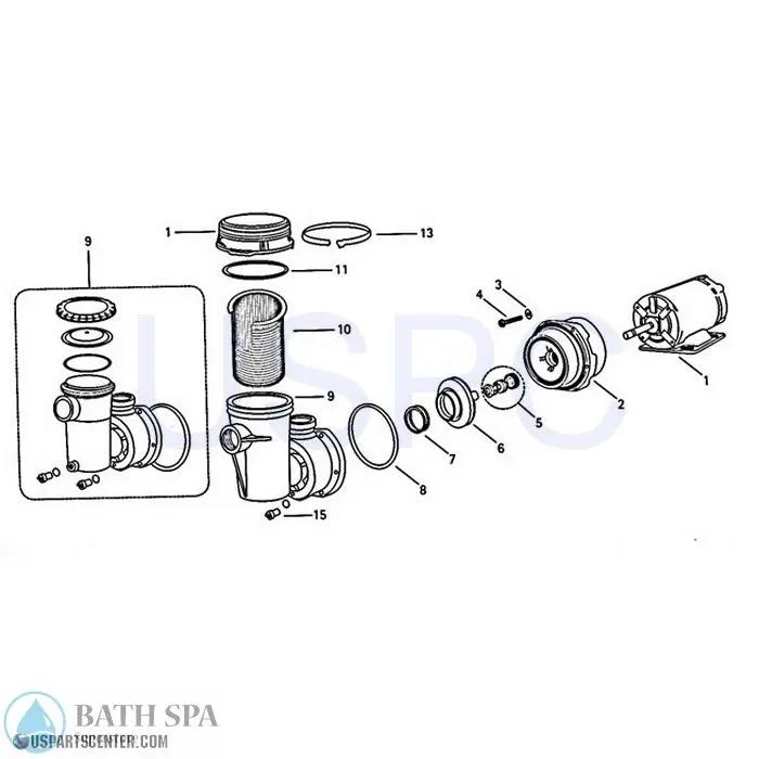 LH, LTH Pump Replacement Parts Pool Parts lh-lth