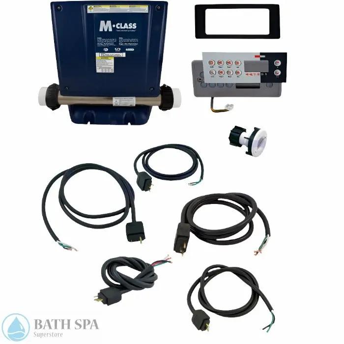 Gecko M-Class, 5.5kW, 120/240v, (P1,P2,P3,CP,Bl,Oz,Lt,Acc) K-8 Spa Controls m_class