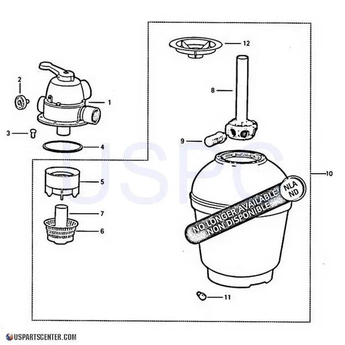 MFM-15 Sand Filter Parts Pool Parts mfm15-parts