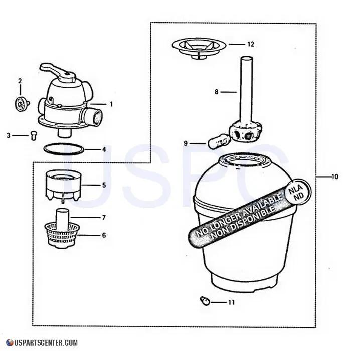 MFM-15 Sand Filter Parts Pool Parts mfm15-parts