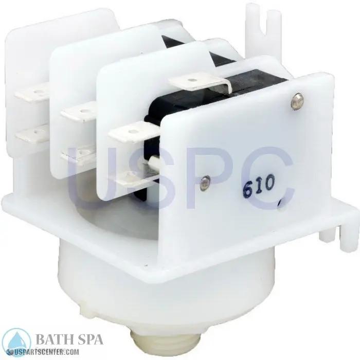 Pres:Air:Trol 3-F Switch, Thd Black Cam, 3 Microswitches Spa Parts mtk311a