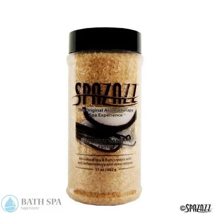 Spazazz Original Coconut Vanilla Exotic Crystals 17oz Container Aromatherapy Spa Bath Crystals Aromatherapy: Spazazz Original Crystals original17ozcrystalscoconutvanilla700x700