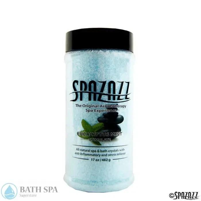 Spazazz Original Eucalyptus Mint Stimulate Crystals 17oz Bottle Spa Bath Aromatherapy Aromatherapy: Spazazz Original Crystals original17ozcrystalseucalyptusmint700x700
