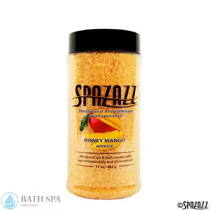 Spazazz Original Honey Mango (Arouse) Crystals 17oz Container Aromatherapy: Spazazz Original Crystals original17ozcrystalshoneymango700x700