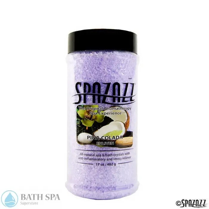 Spazazz Original Pina Colada (Enliven) Crystals 17oz Container Aromatherapy: Spazazz Original Crystals original17ozcrystalspinacolada700x700