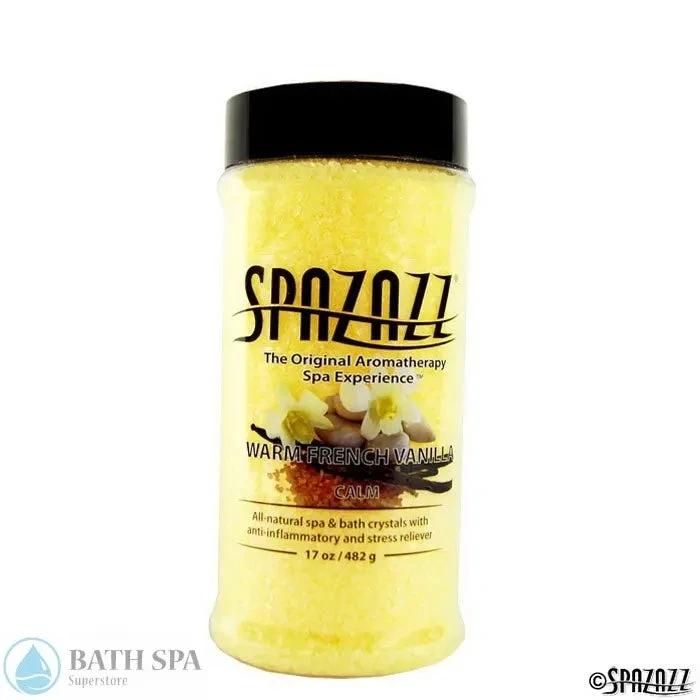 Spazazz Original Warm French Vanilla Calm Crystals 17oz Spa Bath Aromatherapy Collection Aromatherapy: Spazazz Original Crystals original17ozcrystalswarmfrenchvanilla700x700