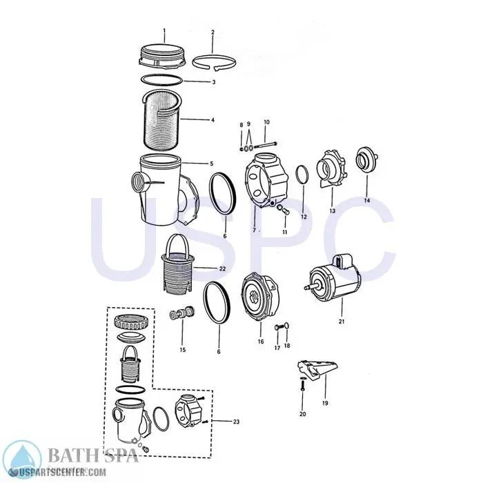 PH and UPH Pump Replacement Parts Pool Parts ph-uph-pumps