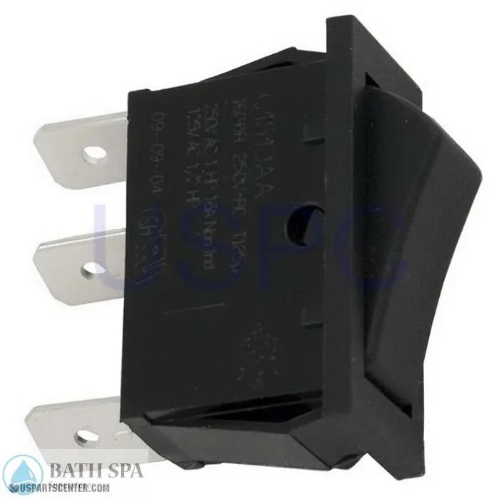 Rocker Switch SPDT,16A 120V (small size) 3 Terminals Electrical: Ground Fault Circuit Interrupter (GFCI) rk12