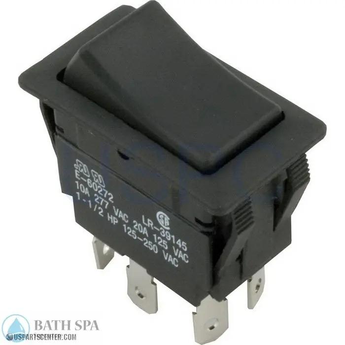 Rocker Switch, DPDT, 240v Electrical: Ground Fault Circuit Interrupter (GFCI) rk22