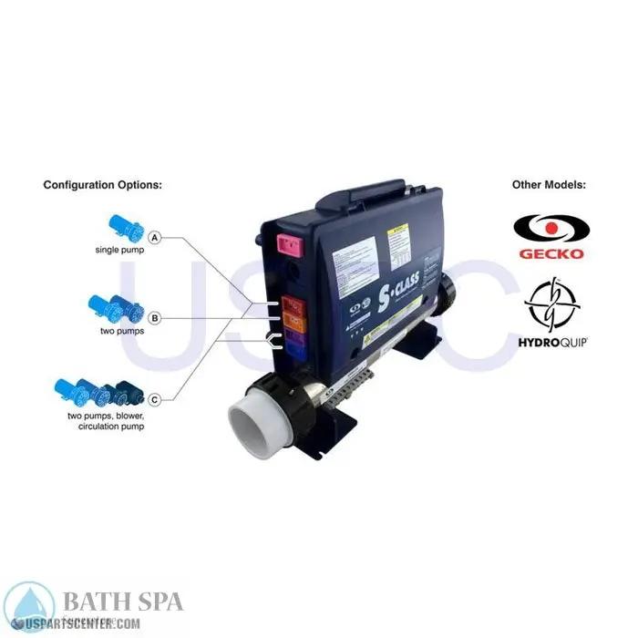 Gecko S-Class,4.0kW 120/240V(P1,P2,Oz,Lt)Amp Spa Controls sclass