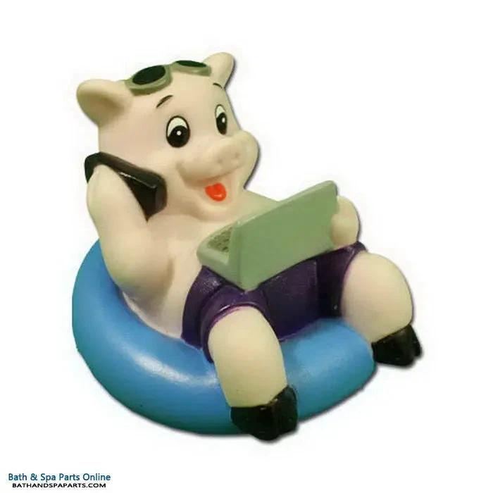 Rubber Duck Toy: Work & Fun Pig Floating Toy Water Toys: Misc Rubber Toys sp6519