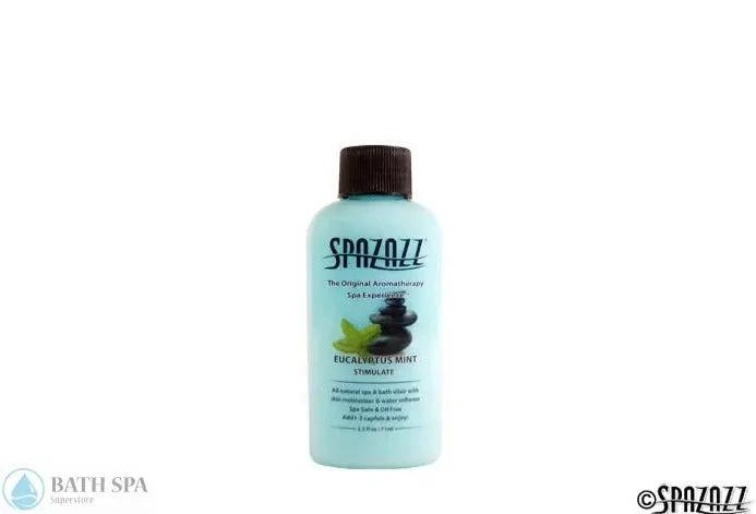 Spazazz Original Eucalyptus Mint Stimulate Elixir 2.5oz Spa Aromatherapy Sample Bottle Aromatherapy: Spazazz Original Elixirs spz-2118