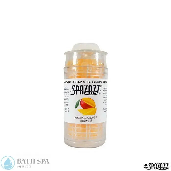 Spazazz Honey Mango (Arouse) Instant Aromatic Escape Beads 1/2 oz Jar Aromatherapy: Spazazz Escape Beads spz-350