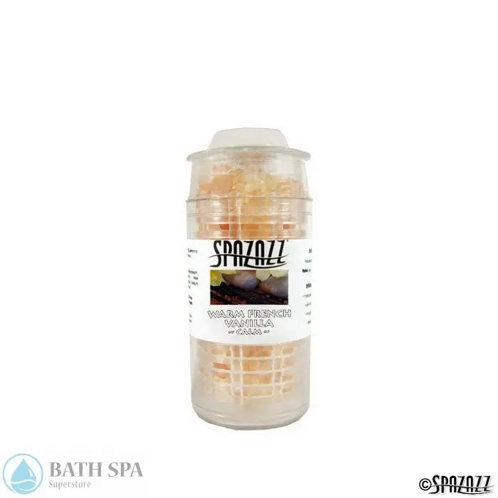 Spazazz Warm French Vanilla (Calm) Instant Aromatic Escape Beads 1/2 oz Jar Aromatherapy: Spazazz Escape Beads spz-351