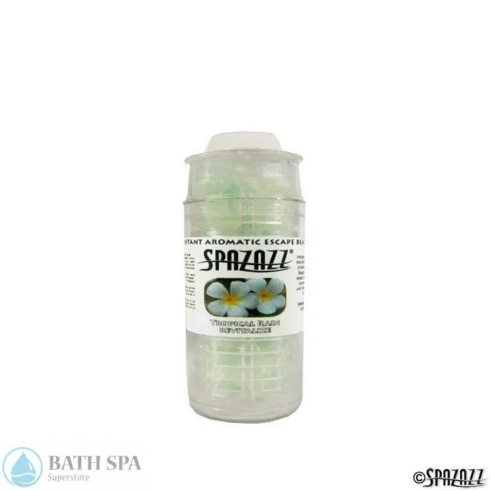 Spazazz Tropical Rain (Revitalize) Instant Aromatic Escape Beads 1/2 oz Jar Aromatherapy: Spazazz Escape Beads spz-352