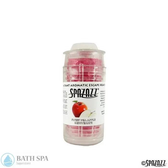 Spazazz Sweet Pea Apple Rejuvinate Aromatic Escape Beads Half Oz Jar for Spa Use Aromatherapy: Spazazz Escape Beads spz-353