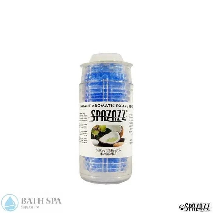 Spazazz Pina Colada Enliven Instant Aromatic Escape Beads One Half Ounce Jar For Spa Bath Aromatherapy Aromatherapy: Spazazz Escape Beads spz-354