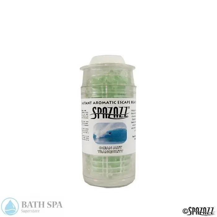 Spazazz Ocean Mist Tranquility Instant Aromatic Escape Beads One Half Ounce Jar Bundle Aromatherapy: Spazazz Escape Beads spz-356