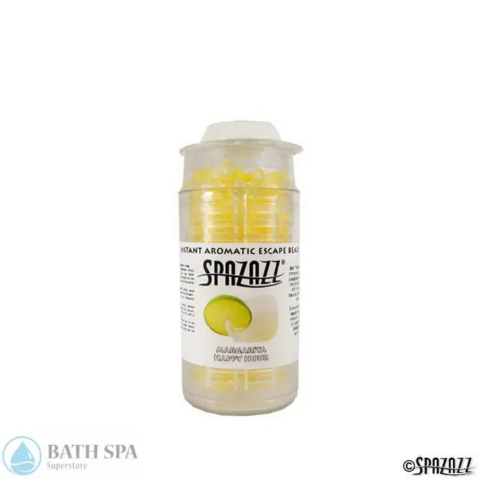 Spazazz Margarita (Happy Hour) Instant Aromatic Escape Beads 1/2 oz Jar Aromatherapy: Spazazz Escape Beads spz-362