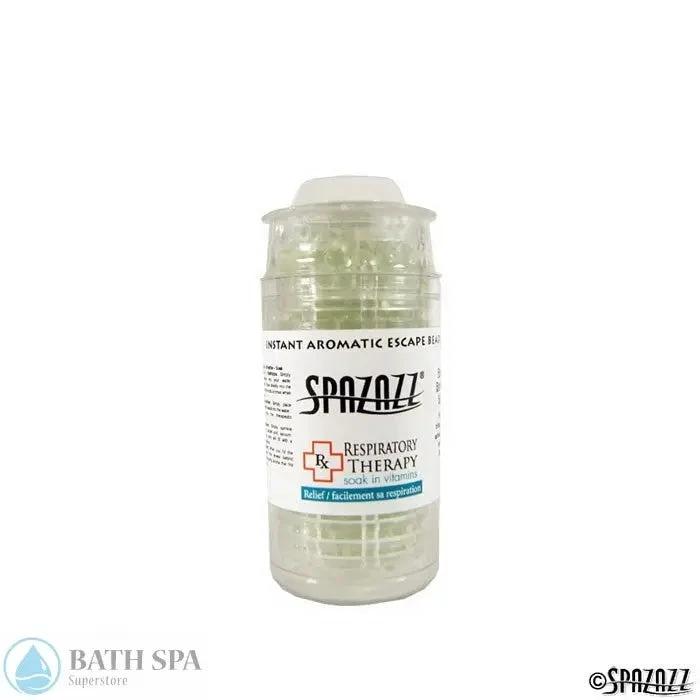 Spazazz Respiratory Therapy Relief Aromatic Escape Beads Half-Ounce Jar for Bath Spa and Aromatherapy Aromatherapy: Spazazz Escape Beads spz-372