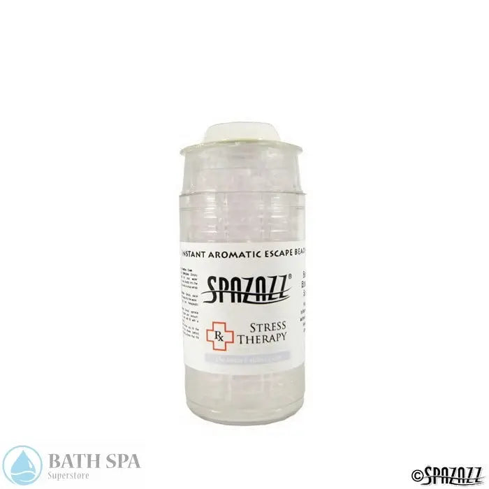 Spazazz Stress Therapy (De-Stress) Instant Aromatic Escape Beads 1/2 oz Jar Aromatherapy: Spazazz Escape Beads spz-374