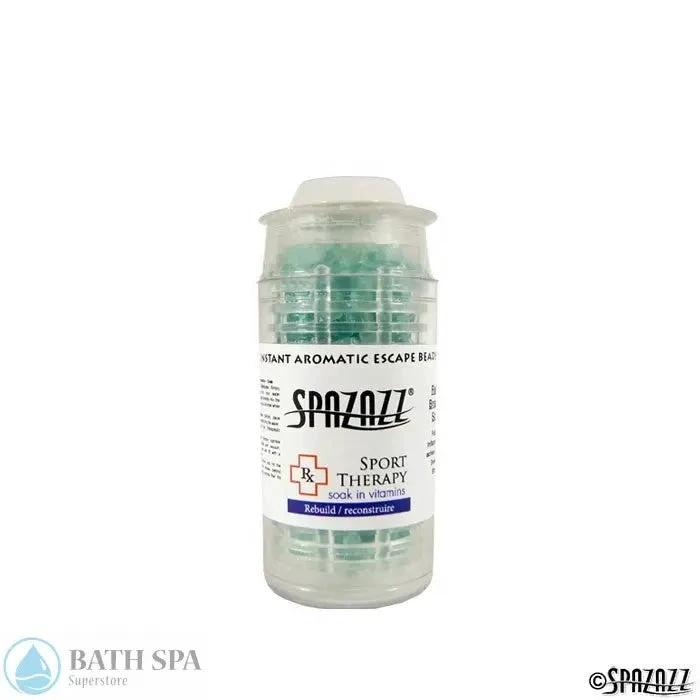 Spazazz Sport Therapy Rebuild Instant Aromatic Escape Beads Half Ounce Jar For Spa Bath Aromatherapy Aromatherapy: Spazazz Escape Beads spz-376