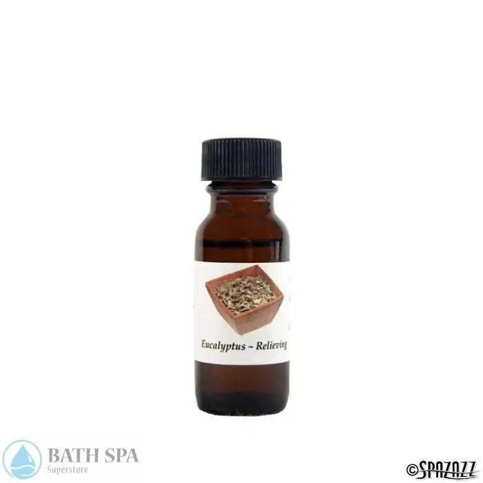 Spazazz Eucalyptus (Relieving) 100% Aromatherapy Oils 1/2oz Bottle Aromatherapy: Spazazz Aromatherapeutic Oils spz-450