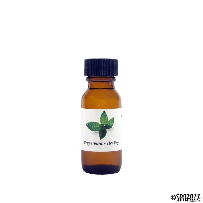 Spazazz Peppermint (Healing) 100% Aromatherapy Oils 1/2oz Bottle Aromatherapy: Spazazz Aromatherapeutic Oils spz-451