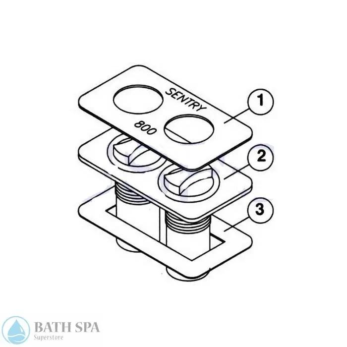 Sundance 800 Series Air Control Parts Sundance Spa Parts ss6530-332