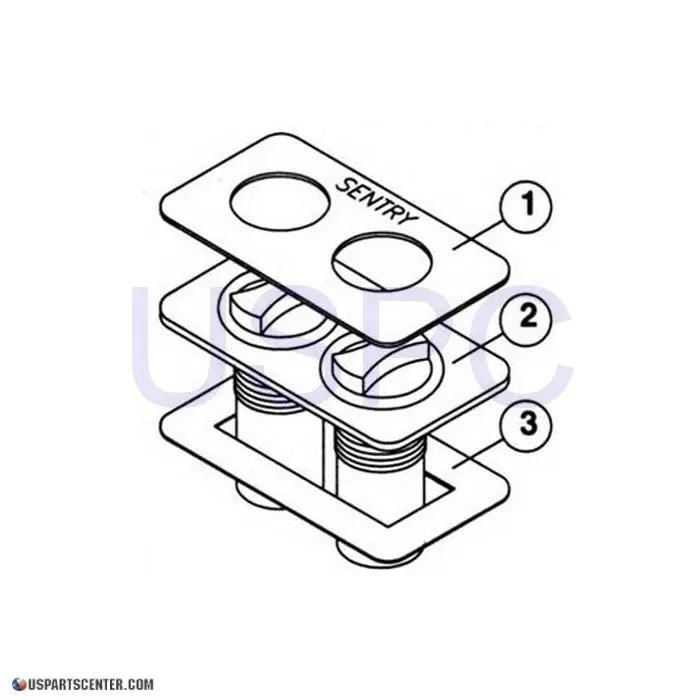 Sundance 400, 600, 650, and Suncoast Air Control Parts Sundance Spa Parts ss6530-333