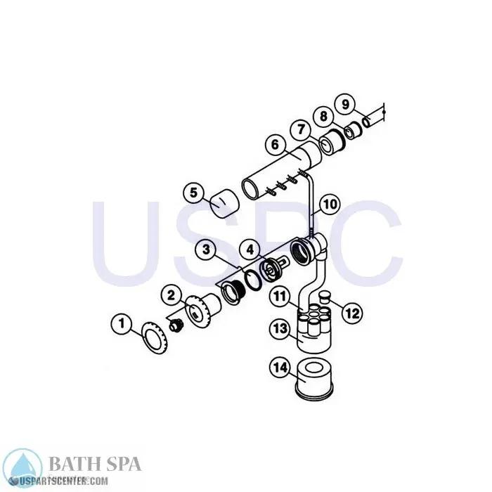 Standard Magna Jet, 1996 - 4/98 Sundance Spa Parts ss6540-054