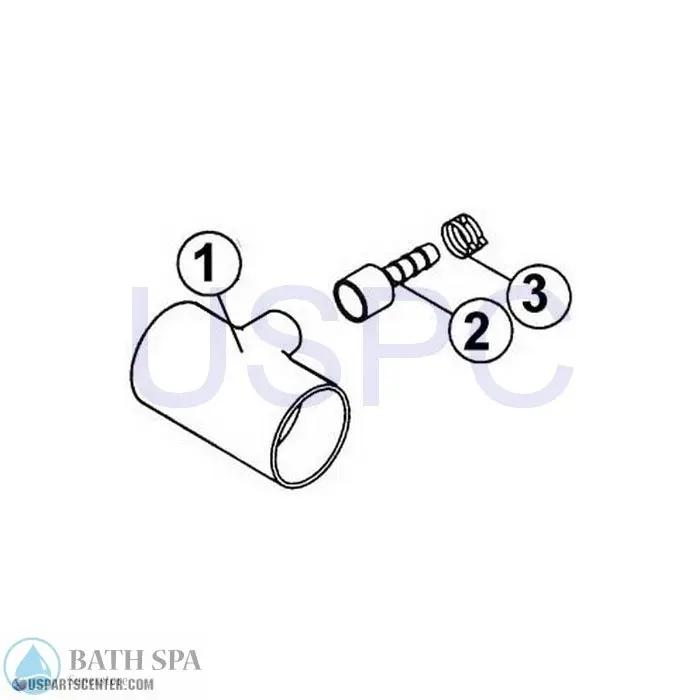 Bypass Plumping Sundance Spa Parts ss6540-086