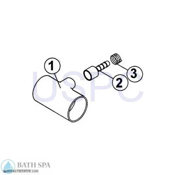 Bypass Plumping Sundance Spa Parts ss6540-086