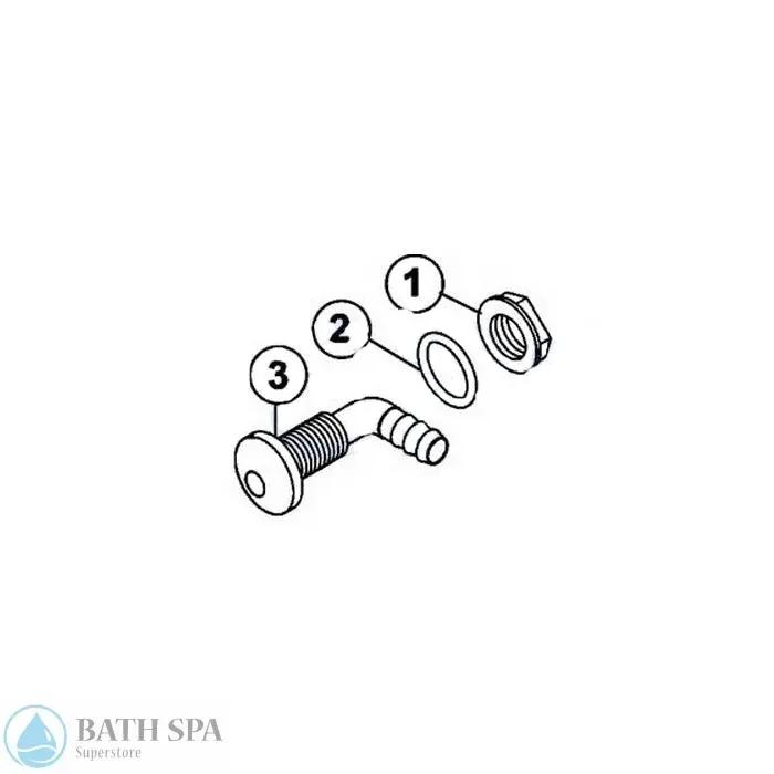 Sundance Air Injector Assembly, 11/95 - Present Sundance Spa Parts ss6540-252