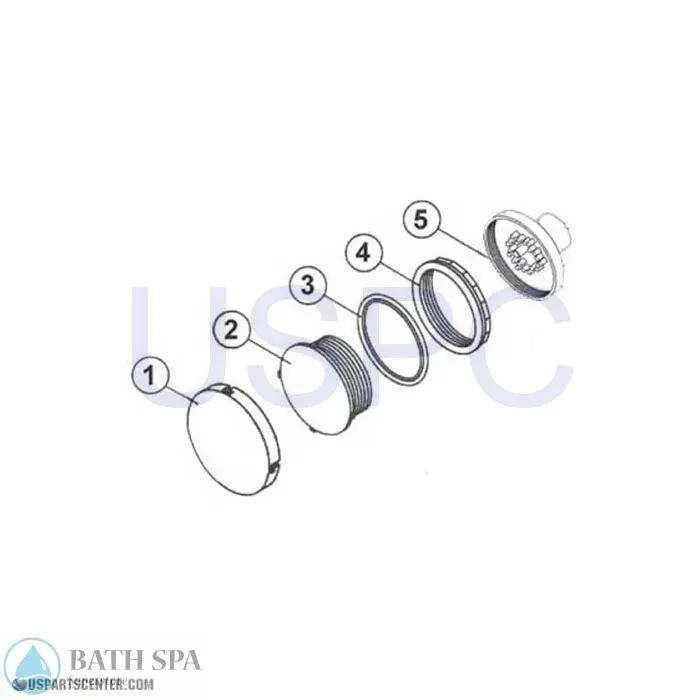 Footwell Light Assembly-2007+ Sundance 780 Metro / 680 Series Standard Sundance Spa Parts ss6540-446-520