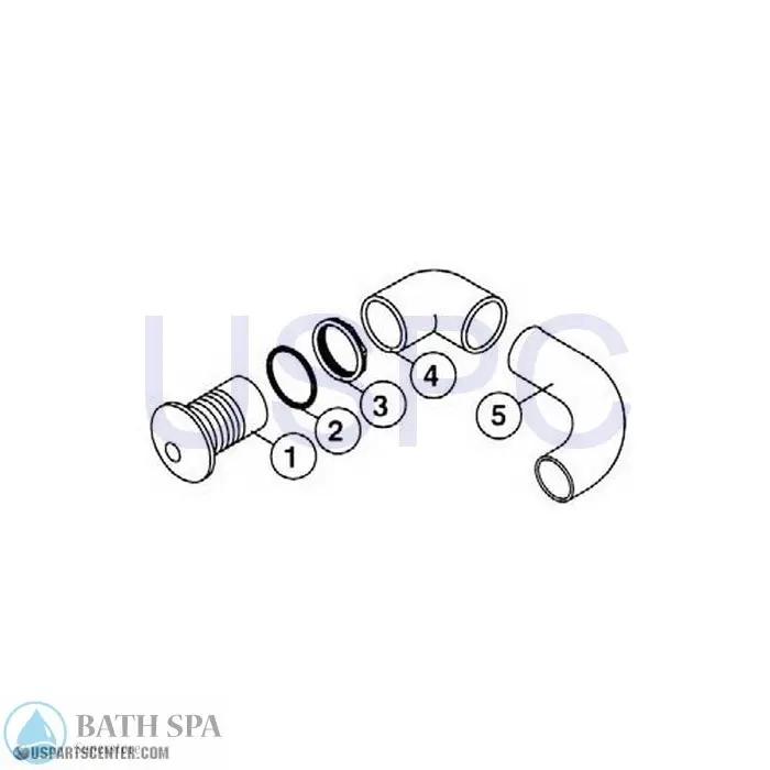 Footwell (Ozone) Injector Jet, 1994 Sundance Spa Parts ss6540-683