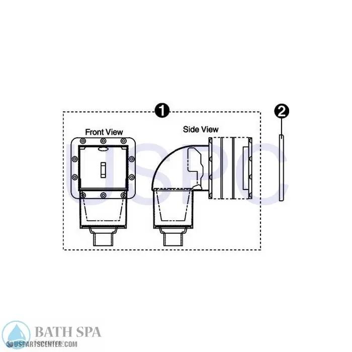 Skimmer Assembly-Luna / Tenon Models (2001-2004) Sundance Spa Parts ss6540-875