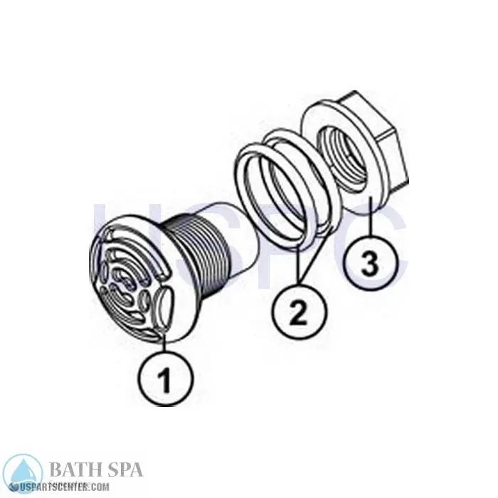 Drain Assembly (All Models Except Solo) Sundance Spa Parts ss6540-979