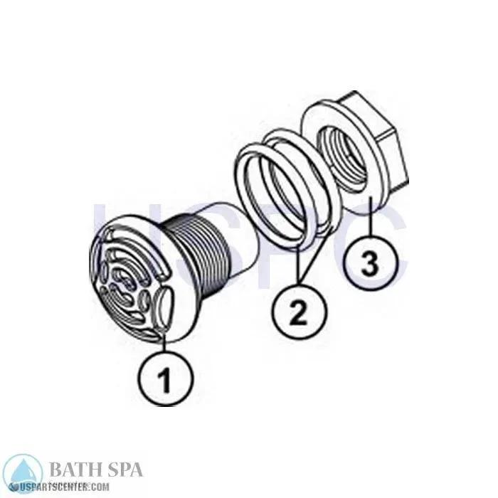 Drain Assembly (All Models Except Solo) Sundance Spa Parts ss6540-979