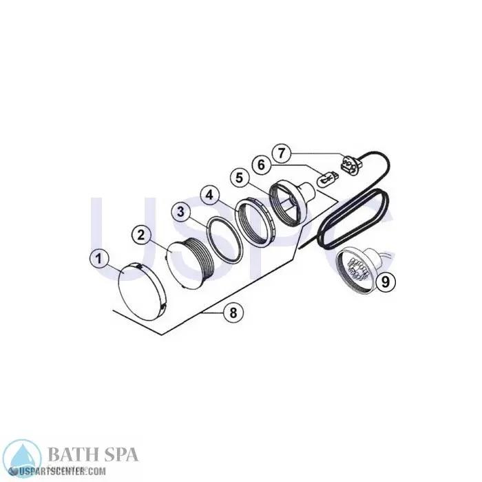 Sundance Standard Light Assembly Sundance Spa Parts ss6540-998_e70aa4a3-2522-42e7-85b0-d4d78ebeffde