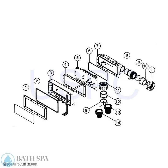Heater Sundance Plastic Heater Sundance Spa Parts ss6560-031-72