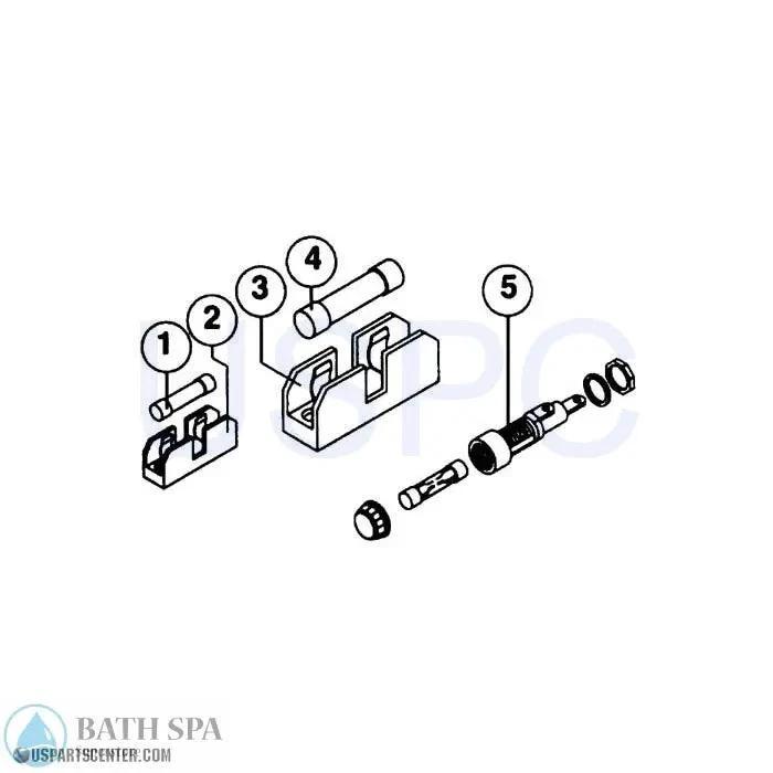 Sundance Spas Fuse and Fuse Holders Sundance Spa Parts ss6600-046-061