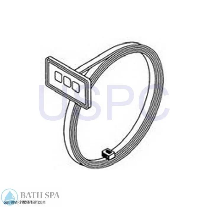 Sundance 850 Remote Control Panel (1995-1999 ) Sundance Spa Parts ss6600-863