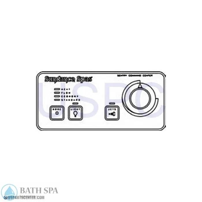 Sundance 400 E.V. Control Panel (No Blower) Sundance Spa Parts ss6600-993
