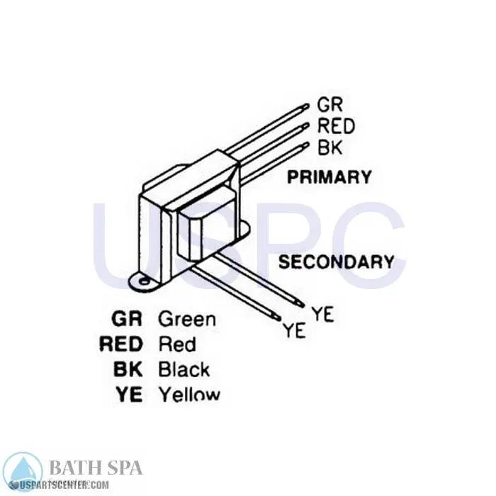 Light Transformer - 240 VAC - 12 VAC Sundance Spa Parts ss6660-205