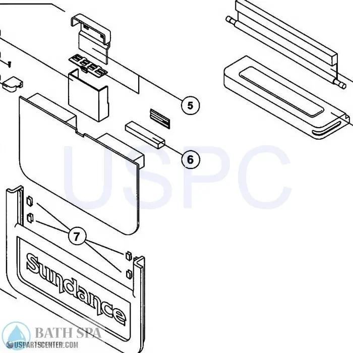 Weir Assemblies (1986 - 1999) Sundance Spa Parts ss9800-104