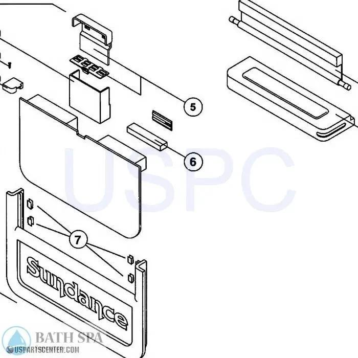 Weir Assemblies (1986 - 1999) Sundance Spa Parts ss9800-104