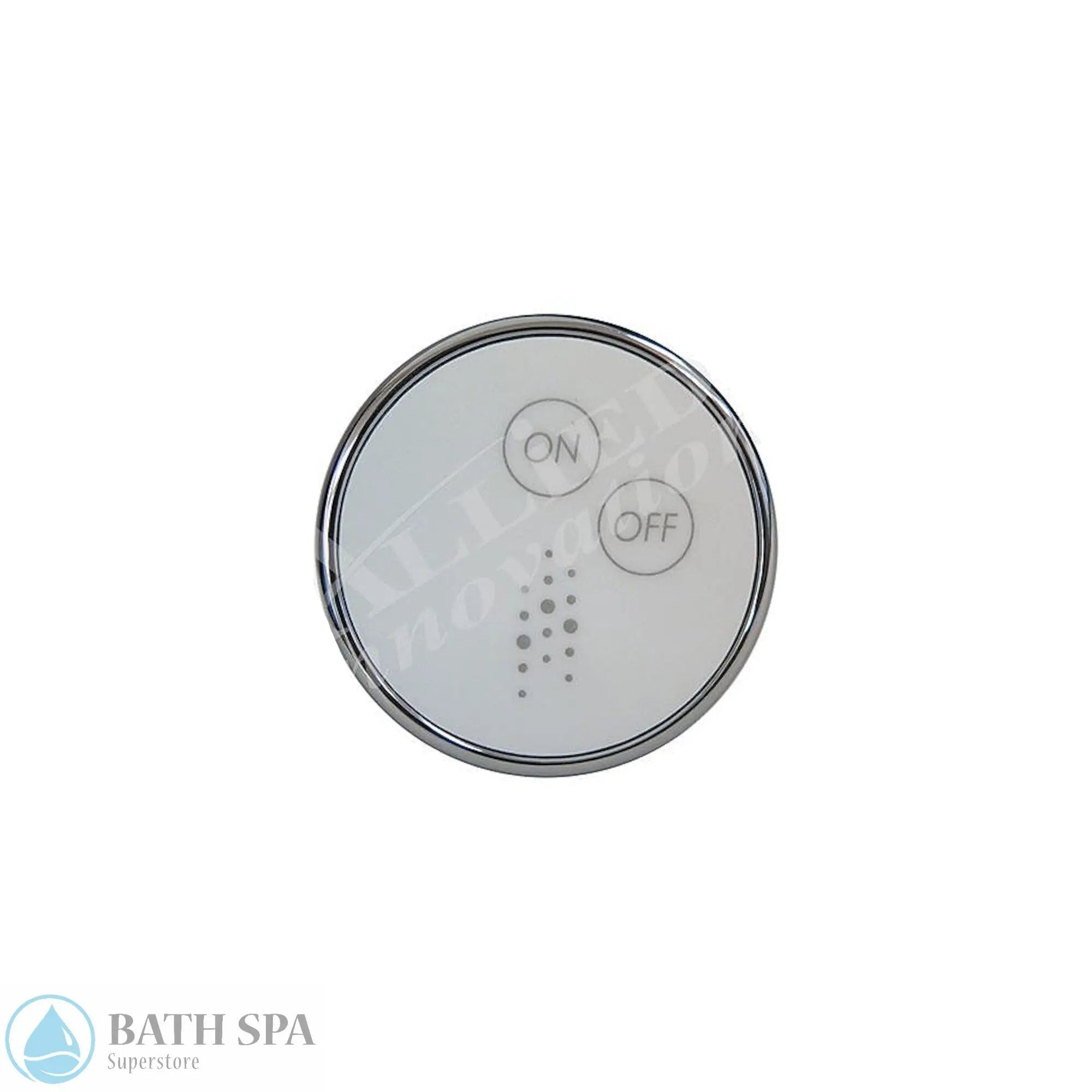 TMS Electronic Keypad, C.G. Air, 2 Button, on/off Chrome (TMS-KRCC01-CP) Bath Parts tms-krcc01-cp