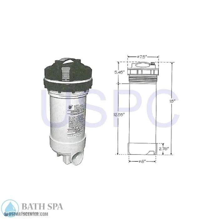 Waterway 25 Sq. Ft. Cartridge - 1-1/2" PVC Spa Parts ww-top-filter