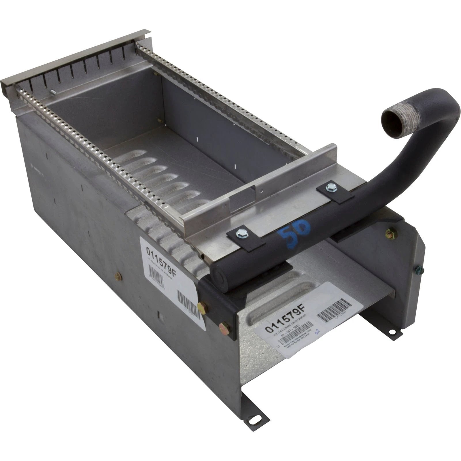 Raypak Model 130A Burner Tray Without Burner [Sea Level] (011579F) Spa Parts: Spa Heaters (Raypak Spa Heater Parts) 011579F_-_Discontinued_by_the_Manufacturer